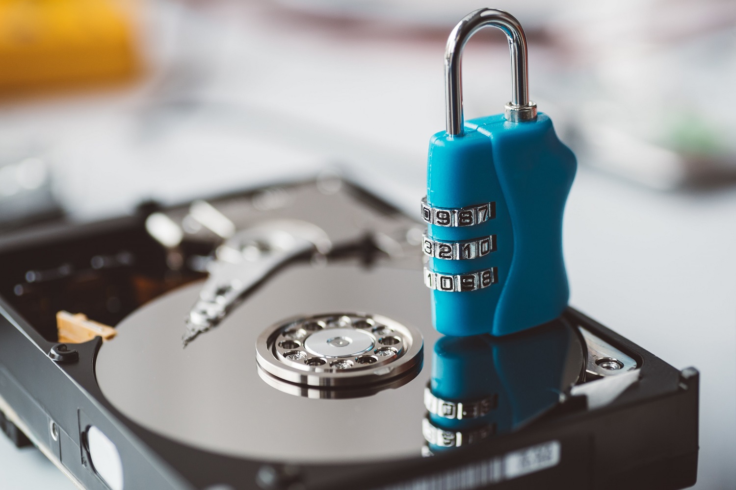 Ensure using disk encryption